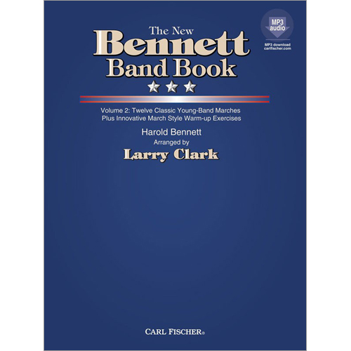 ニュー・ベネット・バンド・ブック 第2巻（全12曲 - Percussion 2 - Crash Cymbals, Triangle)：ハロルド・ベネット / ラリー・クラーク [吹奏楽輸入楽譜]