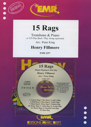 15 ラグズ（CD付）：ヘンリー・フィルモア / ペーター・キング [トロンボーンソロ]